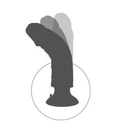 Vibrator „9" Vibrating Cock with Balls“, 23 cm