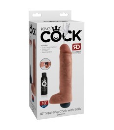 Dildo „Squirting Cock with Balls 10“, 25 cm