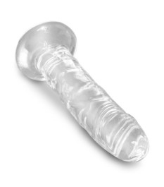 Naturdildo „6“-Cock Clear“ mit Saugfuß