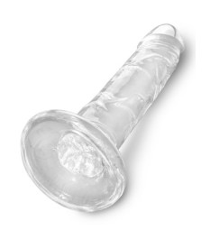 Naturdildo „6“-Cock Clear“ mit Saugfuß