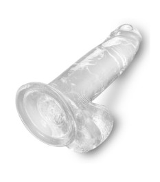 Naturdildo „7“-Cock with Balls“ mit Saugfuß
