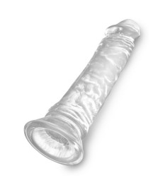 Naturdildo „8“-Cock Clear“ mit Saugfuß