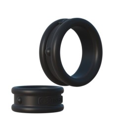 2-teiliges Set Hoden-Penisringe „Max-Width Silicone Rings“