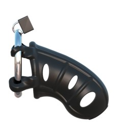 Peniskäfig „Hardcore Silicone Cock Blocker“ mit Schloss und Schlüssel