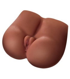 Naturdildo „8“-Cock with Balls“ mit Saugfuß