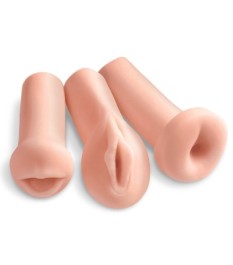 3-teiliges Masturbatoren-Set „All 3 Holes“