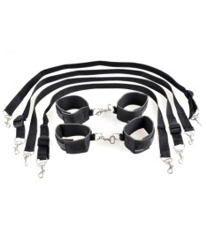 Bettfessel-Set „Cuff & Tether Set“