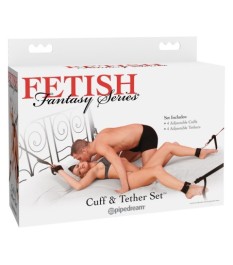 Bettfessel-Set „Cuff & Tether Set“