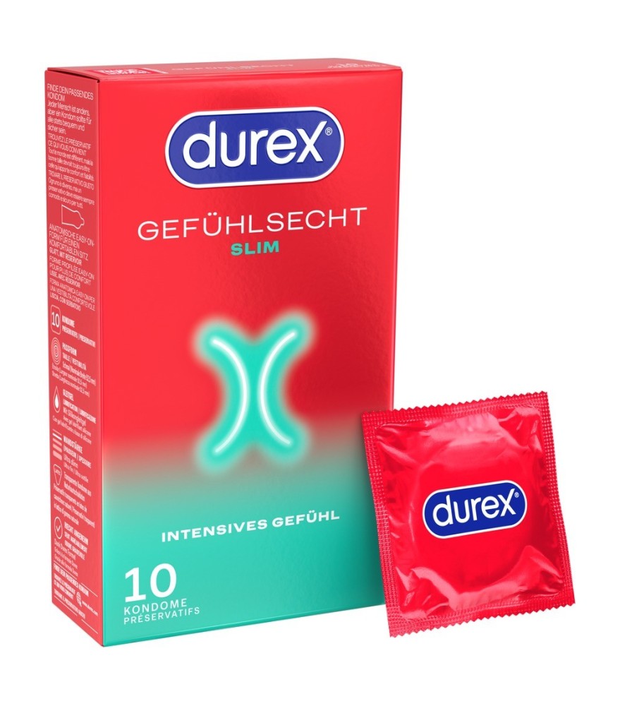 Kondome „Gefühlsecht Slim“ in schmaler Passform