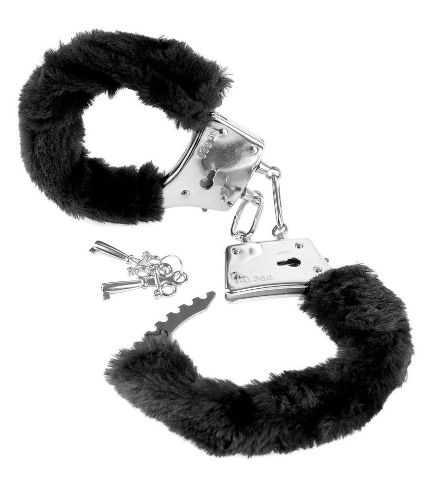 Handschellen mit Plüsch „Beginners Furry Cuffs“ mit Sicherheitsbügel