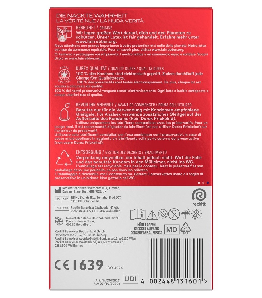 Kondome „Hautnah Extra Feucht“