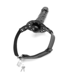 Strap-on „7“ Hollow Rechargeable Strap-on with Balls“, hohl mit Vibrat