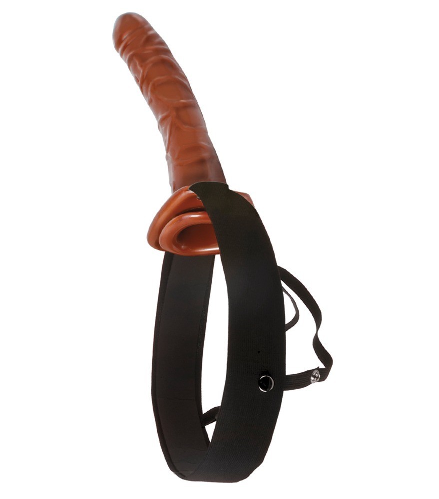 Umschnalldildo „10“ Chocolate Dream Hollow Strap-on“