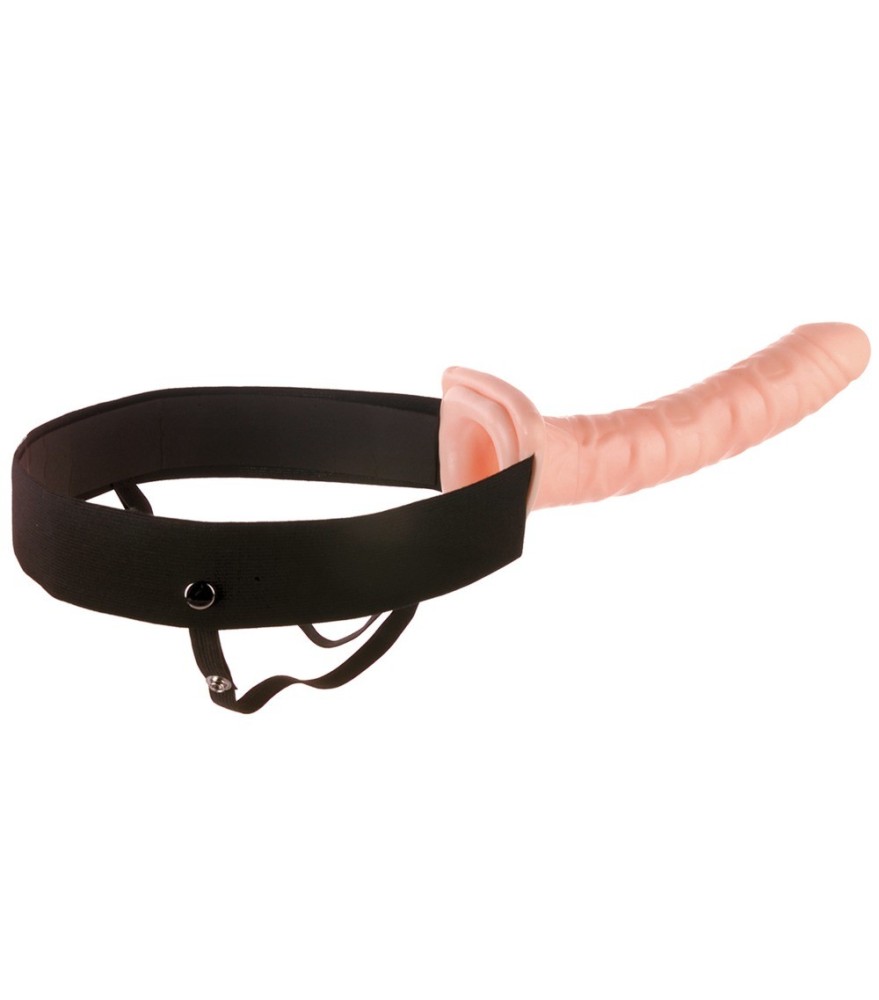 Umschnalldildo „10" Flesh Hollow Strap-on“