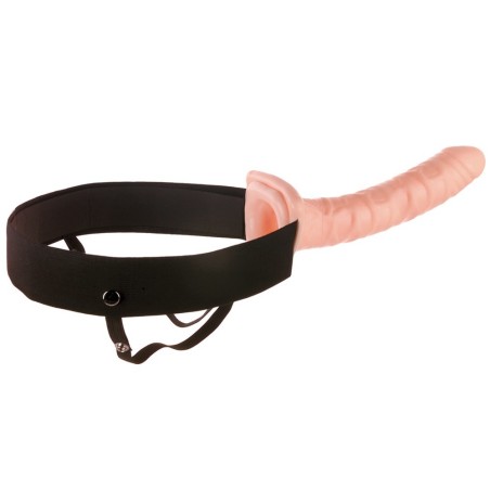 Umschnalldildo „10" Flesh Hollow Strap-on“
