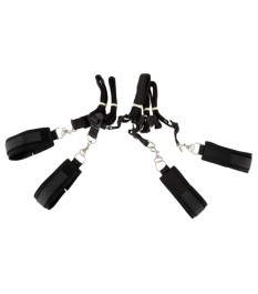 Bettfessel-Set „Wraparound Mattress Restraints“ aus Samt