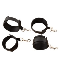 Bettfessel-Set „Wraparound Mattress Restraints“ aus Samt