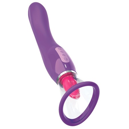 Vibrator „her ultimate pleasure“ mit Hotspot-Sauger & Zungenstimulator