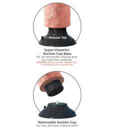 Vibrator „7" Vibrating Cock“, 21 cm