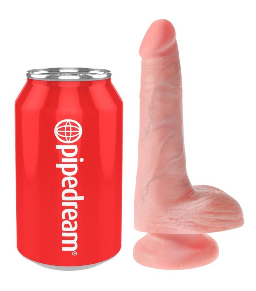 Dildo „6" Cock with Balls“ mit Saugfuß