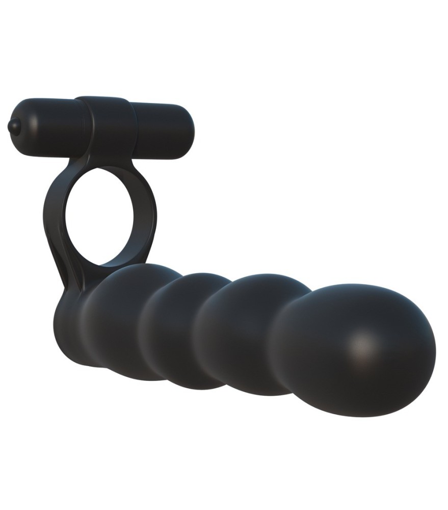 Vibro-Penisring „Posable Partner Double Penetrator“ mit Dildo