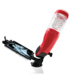 Masturbator „Mega-Bator Mouth“ mit Tablet-Halterung und Saugfuß