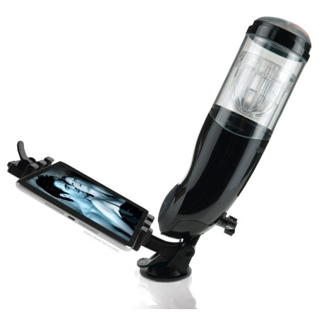 Masturbator „Mega-Bator Ass“ mit Tablet-Halterung und Saugfuß