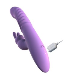 Stoßvibrator “her thrusting silicone rabbit”, mit Heizfunktion