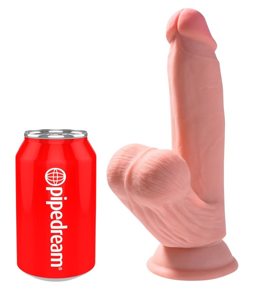 Dildo „Triple Density Cock with Swinging Balls“