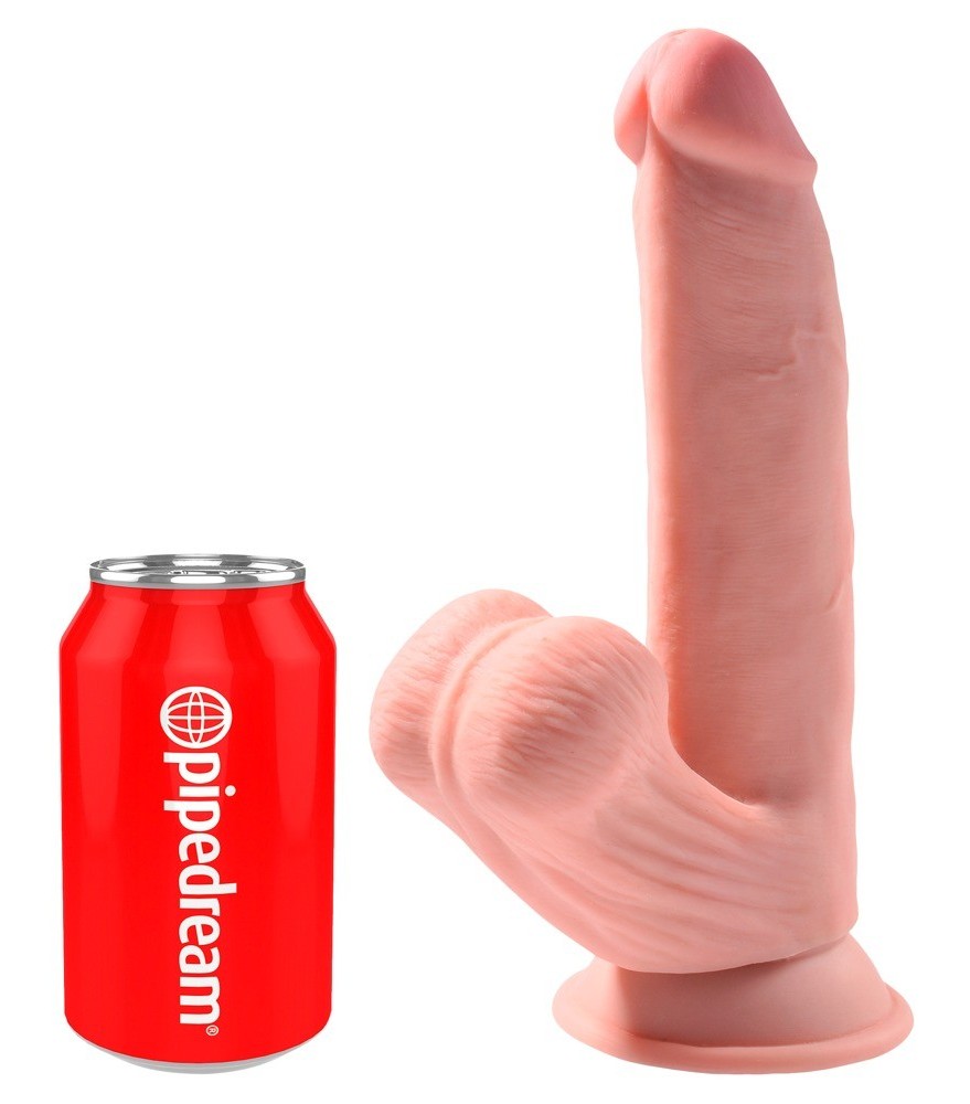 Dildo „Triple Density Cock with Swinging Balls“