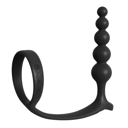 Penisring „Ass-Gasm Cockring Anal Beads“ mit Kugel-Analplug