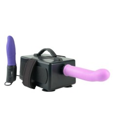 Sexmaschine „International Portable Sex Machine“ mit 2 Dildos plus Vibrator