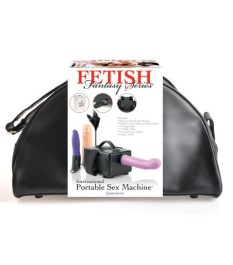 Sexmaschine „International Portable Sex Machine“ mit 2 Dildos plus Vib