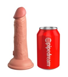 Naturdildo „6“ Dual Density Silicone Cock“ mit extra starkem Saugfuß