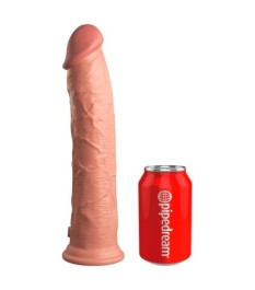Naturdildo „11“ Dual Density Silicone Cock“ mit extra starkem Saugfuß