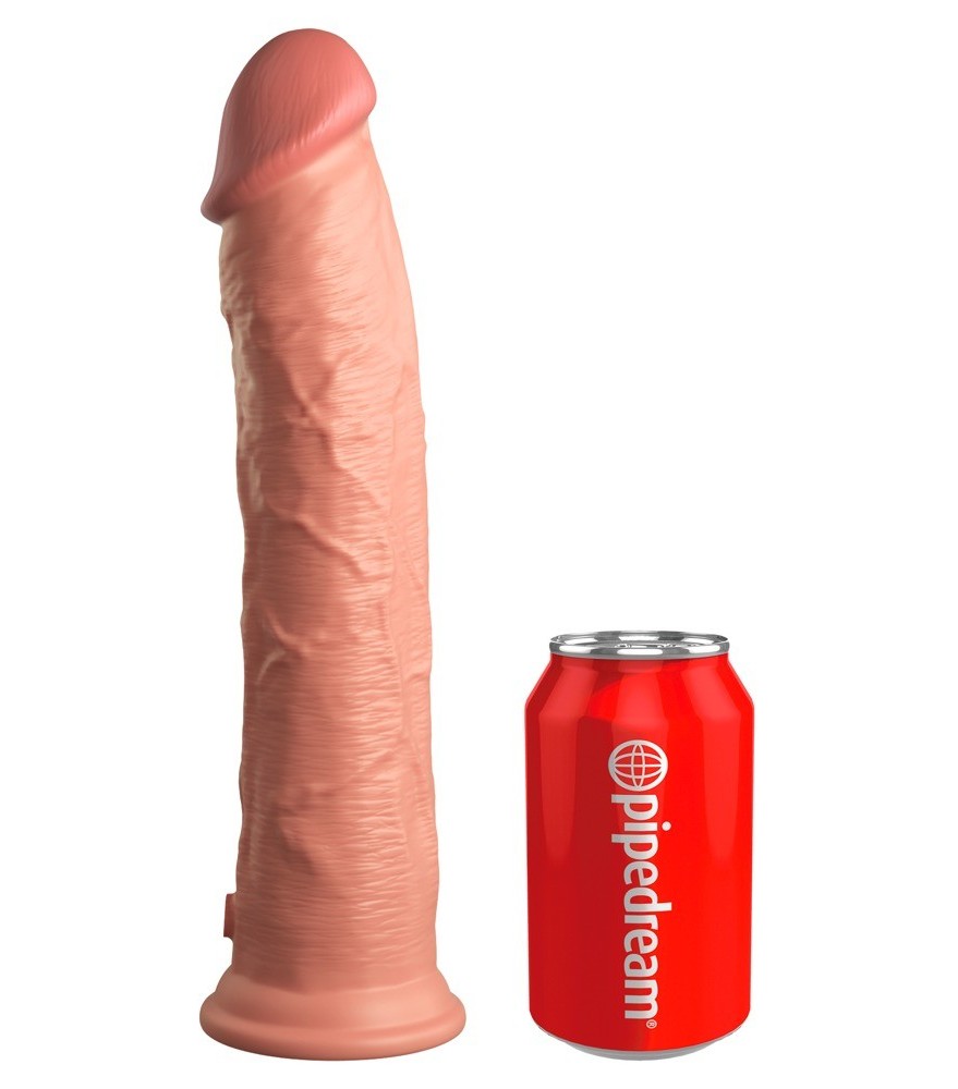 Naturdildo „11“ Dual Density Silicone Cock“ mit extra starkem Saugfuß