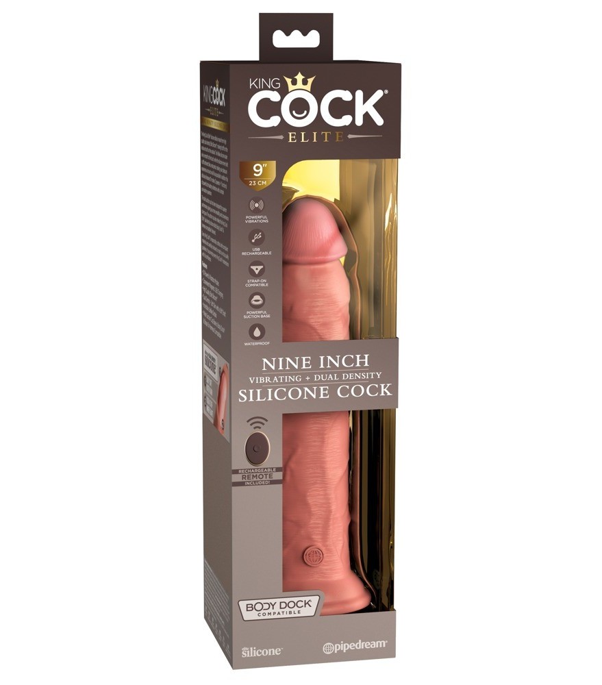 Naturdildo „6“ Dual Density Silicone Cock“ mit extra starkem Saugfuß