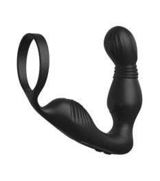 Analvibrator „Ass-Gasm Pro P-Spot Milker“ mit Penisring und nickender P-Punkt-Spitze