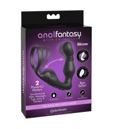 Analvibrator „Ass-Gasm Pro P-Spot Milker“ mit Penisring und nickender