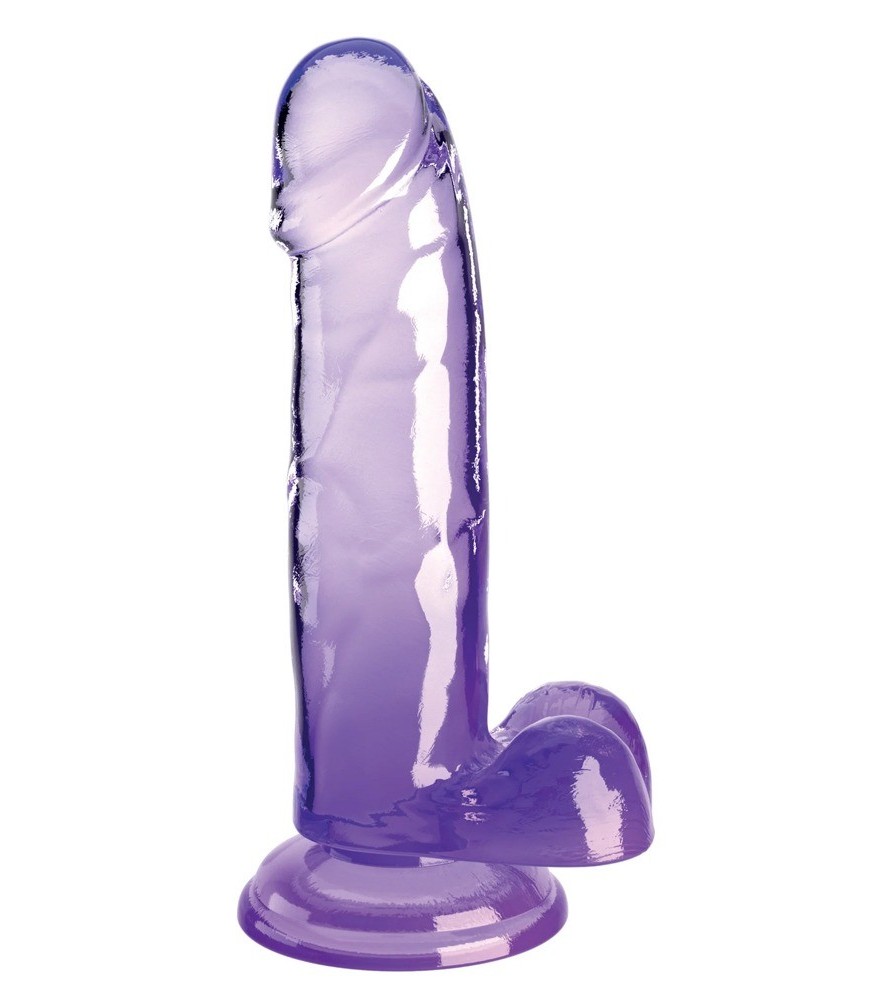 Naturdildo „7“-Cock with Balls“ mit Saugfuß