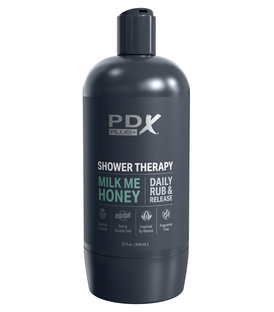 Masturbator „Shower Therapy Milk Me Honey“ inklusive abnehmbarem Saugfuß