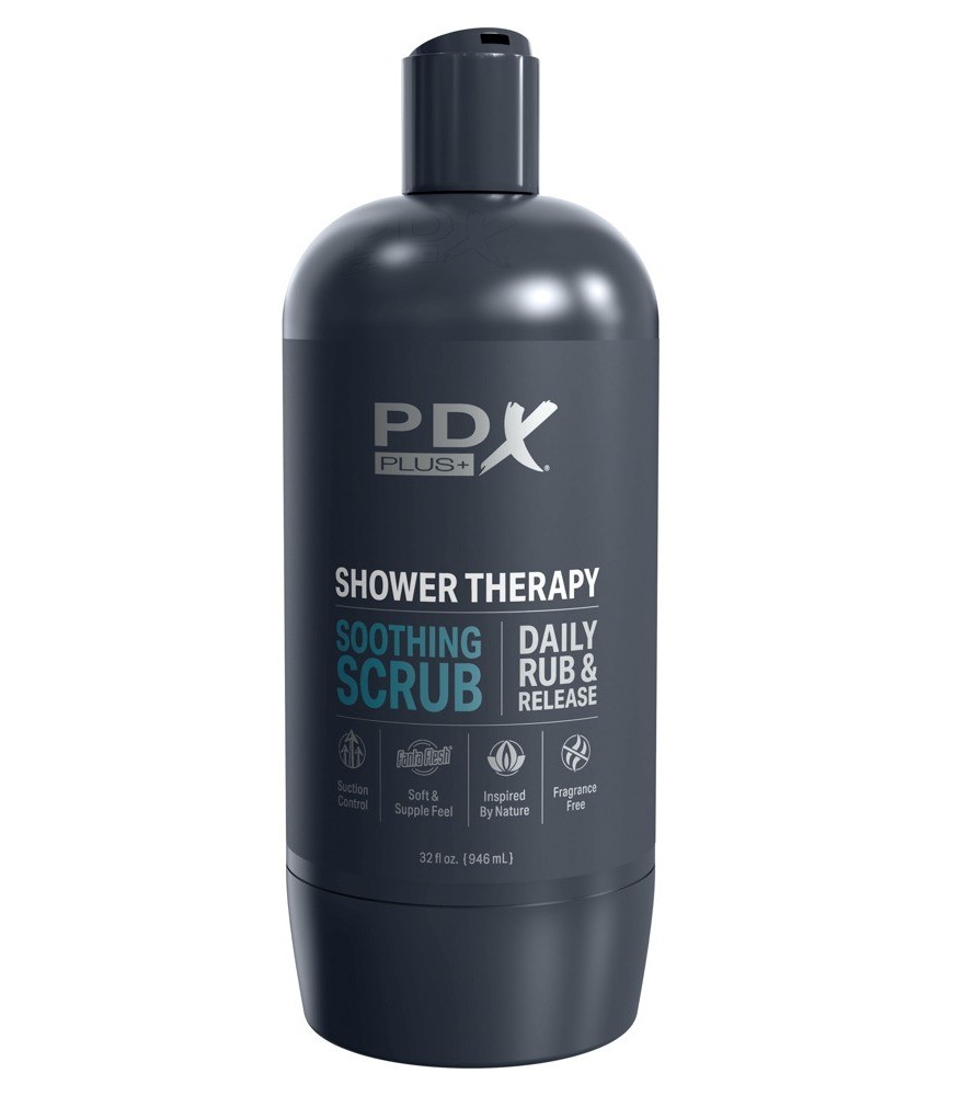 Masturbator „Shower Therapy Soothing Scrub“ inklusive abnehmbarem Saugfuß