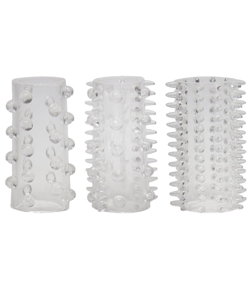 3-teiliges Penismanschetten-Set „Sleeve Set“