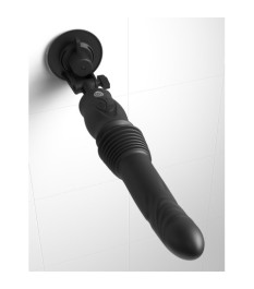 Stoßvibrator „Ultimate Silicone Thruster“ mit abnehmbarem Saugfuß