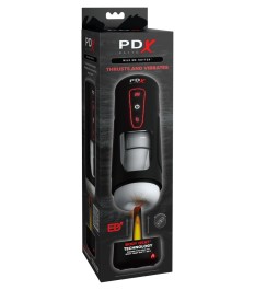 Masturbator „Milk Me Hotter“ mit Wärme, Vibration & Stoßmassage