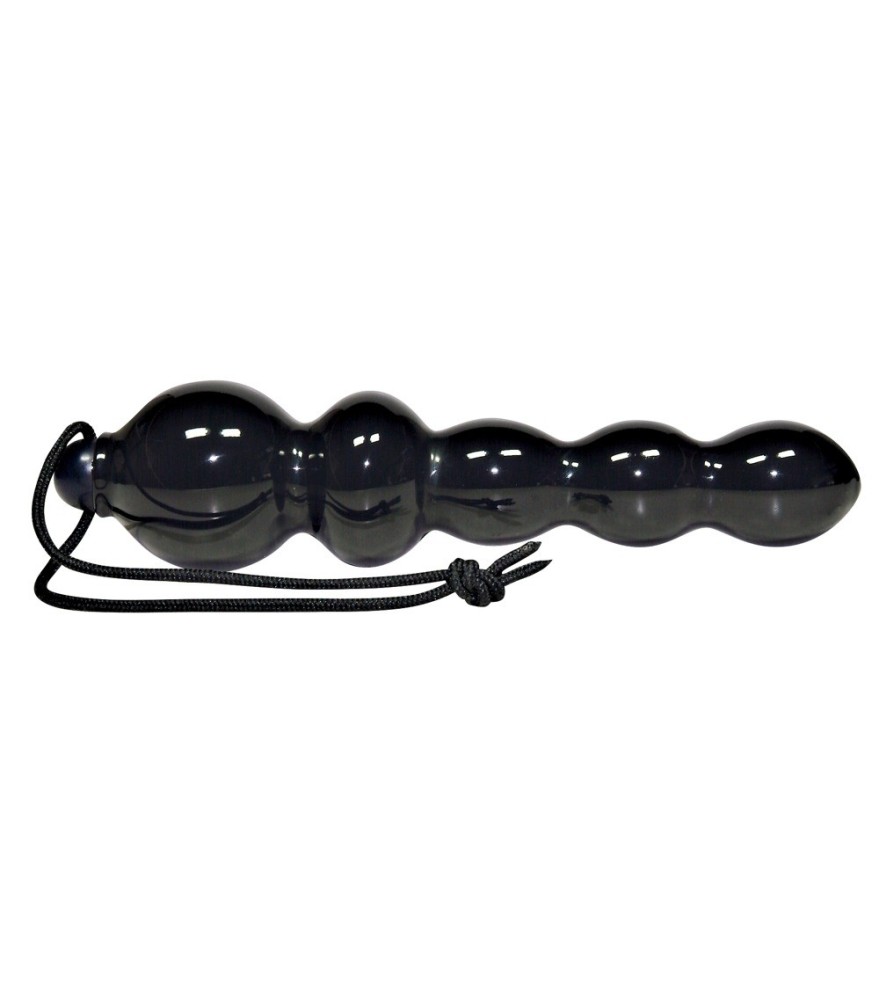 Analdildo „My Black Jacks“ mit Rückholschlaufe