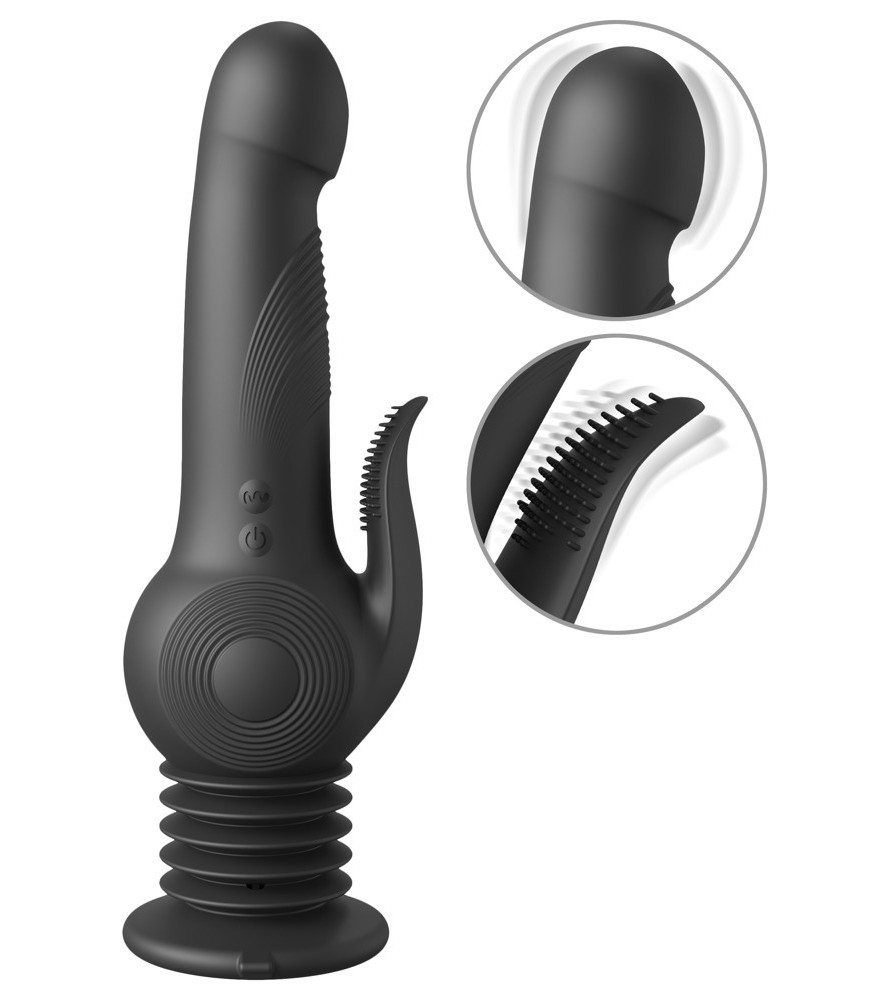 Vibrator „Pogo Thruster“ mit federndem Saugfuß