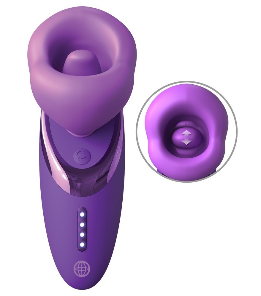 Zungenvibrator „Pleasure Sucker“ mit Saugschale
