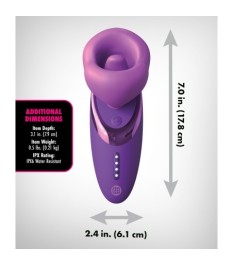 Zungenvibrator „Pleasure Sucker“ mit Saugschale