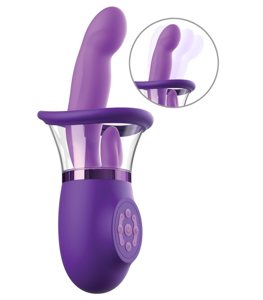 Vibrator „Ultimate Pleasure Pro Plus“ mit Saugschale und Vibro-Zunge